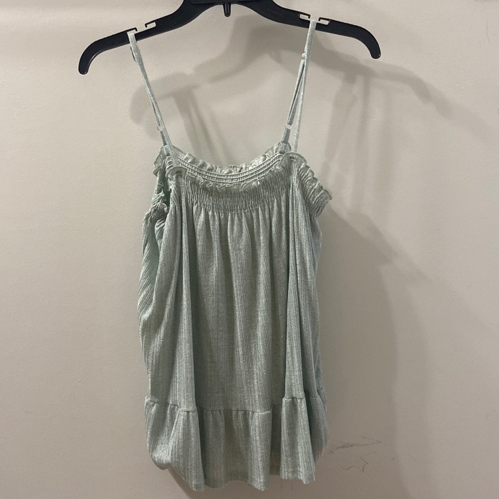 Light green tank top from amadi